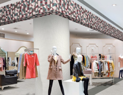 15x48 Eclettica Abstract-Pattern Mixed Color Matte Smooth Porcelain Tile