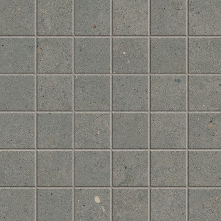 12x12 Mystone Moon Straight Joint Mosaic Concrete-Look Matte Smooth Porcelain Tile