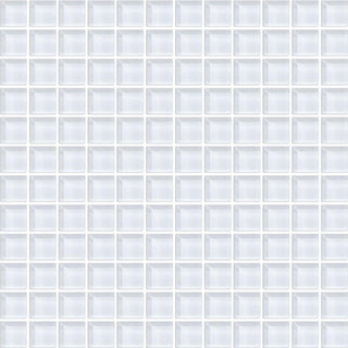 Ice White - 12x12 Color Wave Straight Joint Mosaic Solid-Color Glossy Smooth Glass Tile