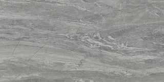 Silver Gray - 12x24 Perpetuo Light Veining Natural Marble-Look Polished Smooth Porcelain Tile