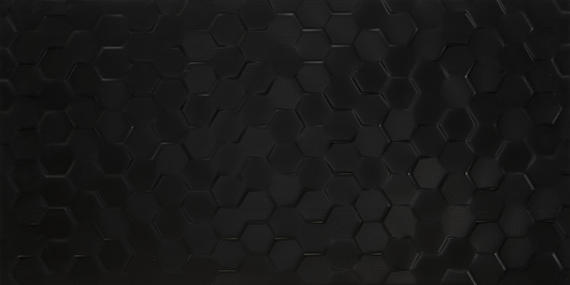 12x24 Multitude Patterned Solid-Color Matte 3D-Geometric Hexagon Ceramic Tile Light Gray