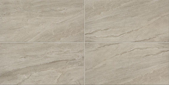 12x24 Impresa Mosaic Marble-Look Matte Smooth Ceramic Tile Soft Gray