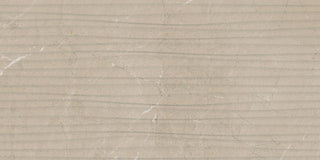 Warm Beige - 12x24 Perpetuo Light Veining Natural Marble-Look Satin Wavy Porcelain Tile