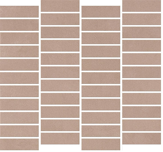 1x3 Rigid Clay Subway Pattern Mosaic Solid-Color Matte Smooth Ceramic Tile Soft Taupe