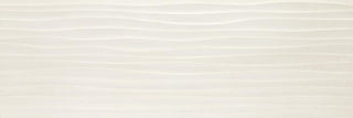 Pale Ivory - 16x48 Materika Wave Natural Concrete-Look Matte Textured Ceramic Tile