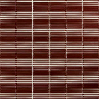 Chocolate Brown - 12x12 Artefino Vintage Mosaic Solid-Color Glossy 3D-Geometric Pyramid Porcelain Tile