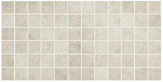 Gray Beige - 12x24 Historic Limestone Mosaic Stone-Look Matte Textured Porcelain Tile