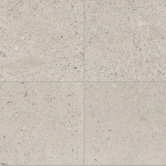 24x24 Center City Speckled Natural Concrete-Look Polished Smooth Stone Tile Soft Beige