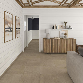 Sand Brown - 12x24 Portfolio Natural Concrete-Look Matte Smooth Porcelain Tile
