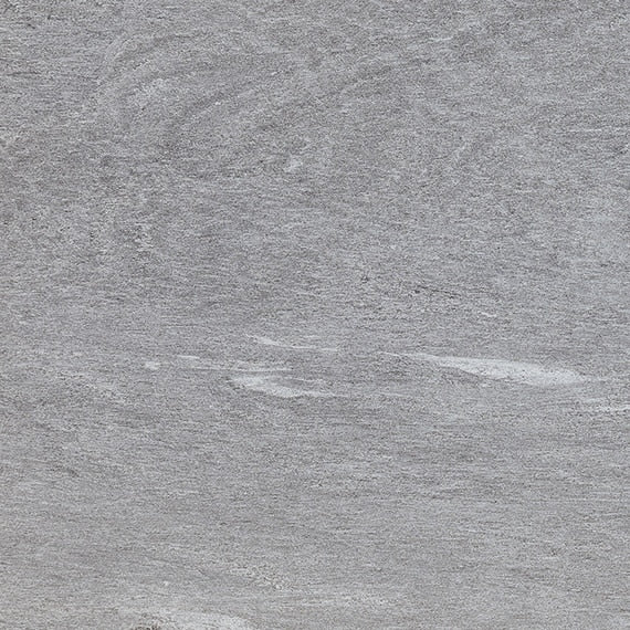 24x24 Ambassador Natural Stone-Look Matte Smooth Porcelain Tile Mid Grey