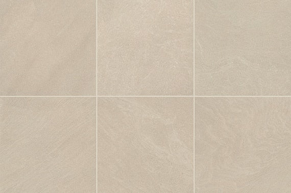 24x24 Modern Oasis Natural Stone-Look Matte Smooth Porcelain Tile Beige