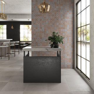 Gray - 24x24 Moroccan Concrete Natural Concrete-Look Matte Smooth Porcelain Tile