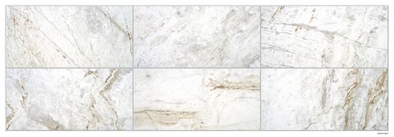 3x12 Mythique Marble Natural Marble-Look Matte Smooth Porcelain Tile Pale Beige
