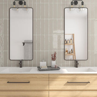 Sand Beige - 3x12 Costa Clara Natural Solid-Color Glossy Undulated Ceramic Tile