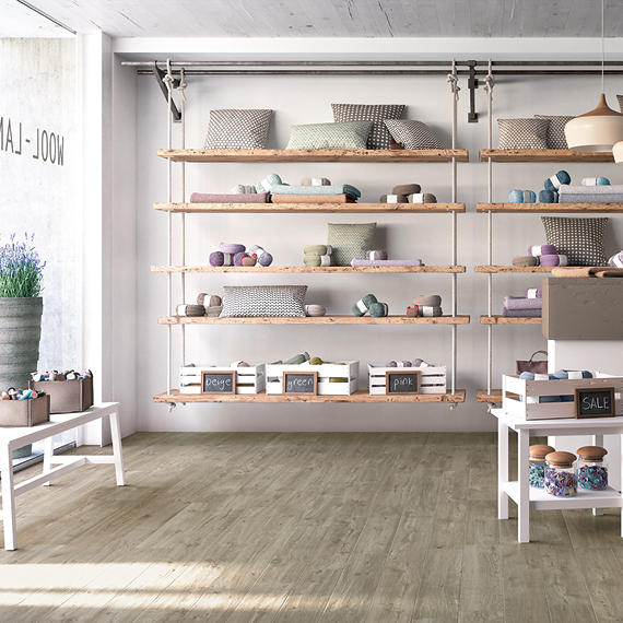 6x36 Creekwood Natural Wood-Look Matte Smooth Porcelain Tile Gray Brown