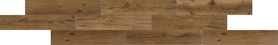 8x40 Waterwood Natural Wood-Look Matte Smooth Porcelain Tile Classic Brown