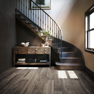 Weathered Brown - 8x48 Bryson Valley Natural Wood-Look Matte Textured Porcelain Tile