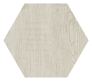 Ash Wood - 8x9 Sleigh Creek Hexagon Natural Wood-Look Matte Smooth Porcelain Tile