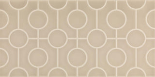 Warm Beige - 12x24 Luminique 3D-Geometric Linear-Circular Natural Solid-Color Glossy Smooth Ceramic Tile