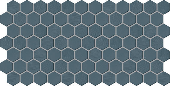 12x24 Keystones Hexagon Mosaic Solid-Color Matte Textured Porcelain Tile