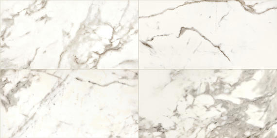 12x24 Marble Attache Natural Marble-Look Polished Smooth Porcelain Tile