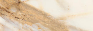 Golden White - 4x12 Gamma Intense Veining Natural Marble-Look Honed Smooth Stone Tile