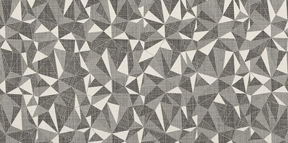 12x24 Fabric Art Fabric-Look Matte Geometric Prism Porcelain Tile