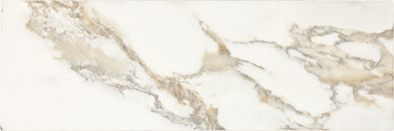 6x18 Divinium Natural Marble-Look Glossy Smooth Porcelain Tile