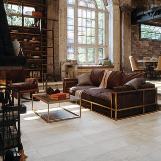 Casper Smoke - 12x24 Ironcraft Natural Stone-Look Matte Smooth Porcelain Tile