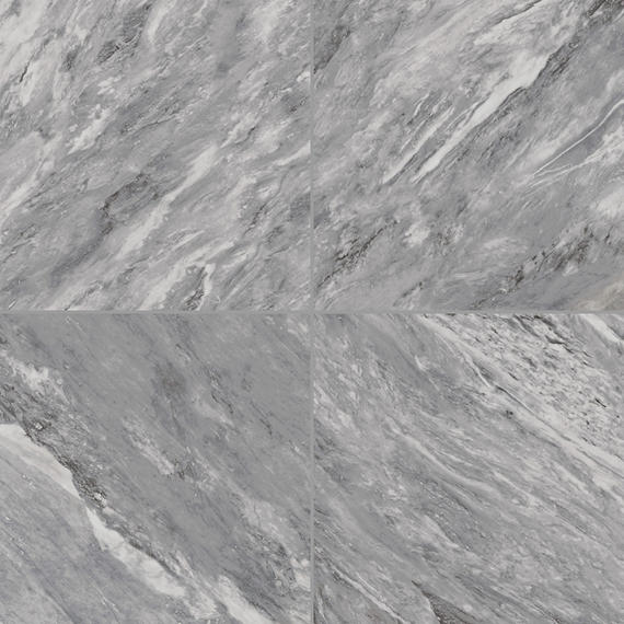24x24 Marble Attache Lavish Natural Marble-Look Polished Smooth Porcelain Tile