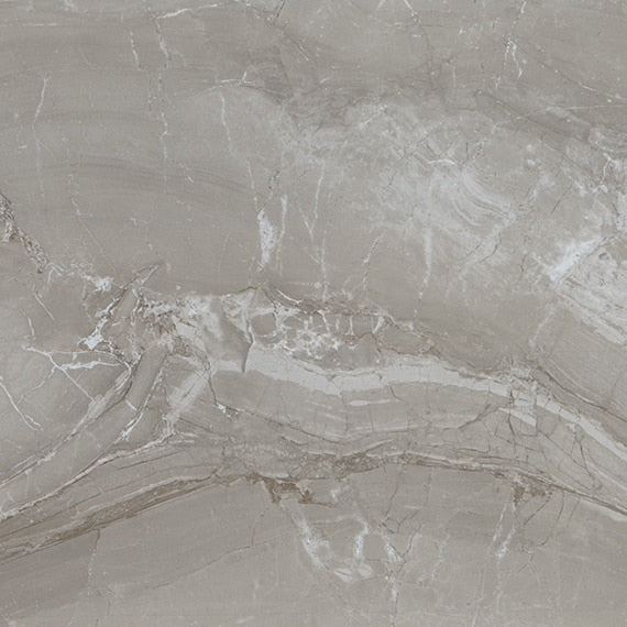 24x24 Famed Natural Marble-Look Polished Smooth Porcelain Tile