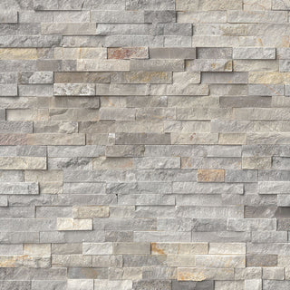 Light Grey - 6x24 Sunset Stone-Look Matte Textured Quartzite Tile
