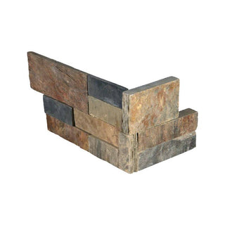 Golden Brown - 6x18 Gold Stone-Look Matte Textured Slate Tile