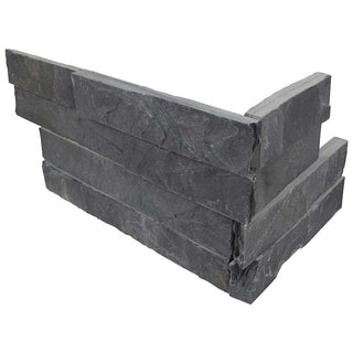 Charcoal Stone - 6x18 Premium Natural-Look Matte Textured Slate Tile