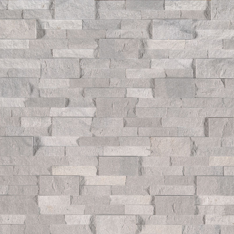 6x24 Iceland Stone-Look Matte Textured Travertine Tile Light Gray