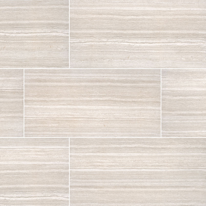 12x24 Charisma Limestone-Look Matte Smooth Ceramic Tile Beige Cream