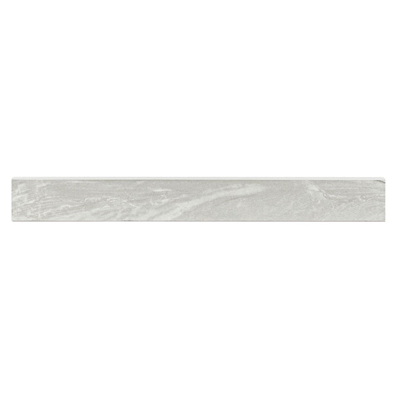 3x24 Durban Stone-Look Polished Textured Porcelain Bullnose Tile