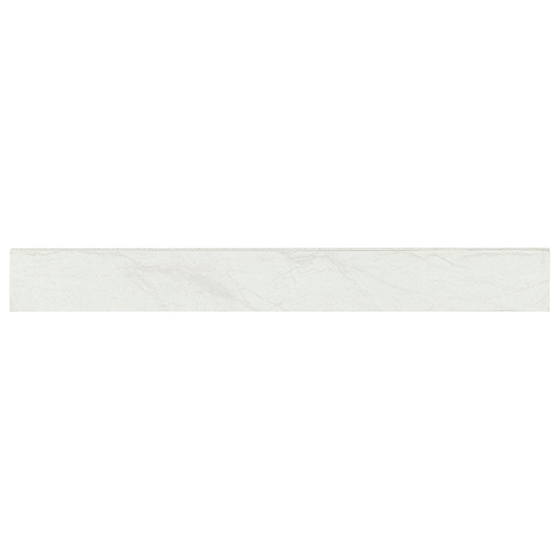 3x24 Durban Bullnose Stone-Look Polished Textured Porcelain Tile Light Gray
