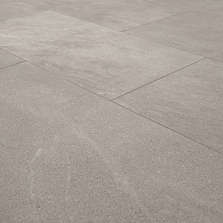 Warm Gray - 12x24 Elbe Stone-Look Lapato Textured Porcelain Tile