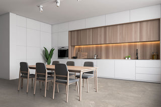 Warm Gray - 24x48 Elbe Stone-Look Lapato Textured Porcelain Tile