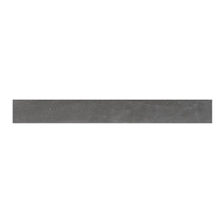 Charcoal Black - 3x24 Elbe Bullnose Stone-Look Lapato Textured Ceramic Tile