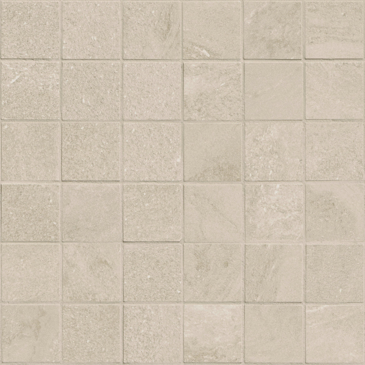 2x2 Elbe Mosaic Stone-Look Lapato Textured Porcelain Tile