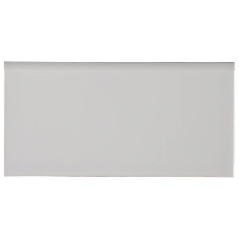 3x6 Glaze Solid-Color Glossy Smooth Ceramic Bullnose Tile