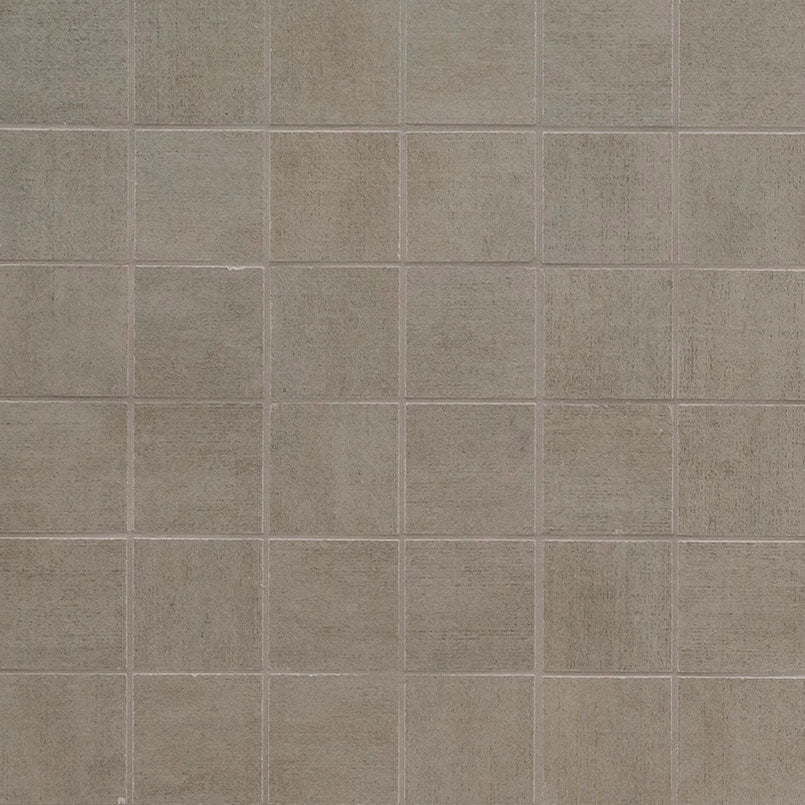 2x2 Gridscale Mosaic Concrete-Look Matte Smooth Ceramic Tile