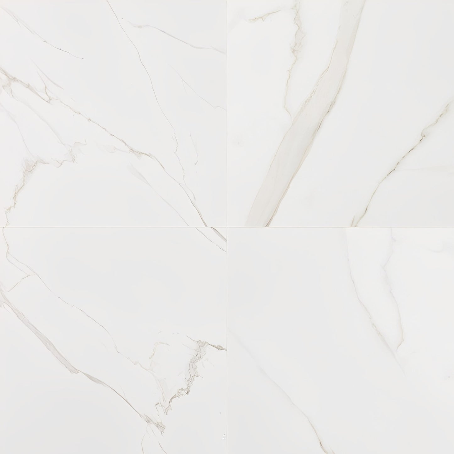 24x24 Kaya Marble-Look Matte Smooth Porcelain Tile