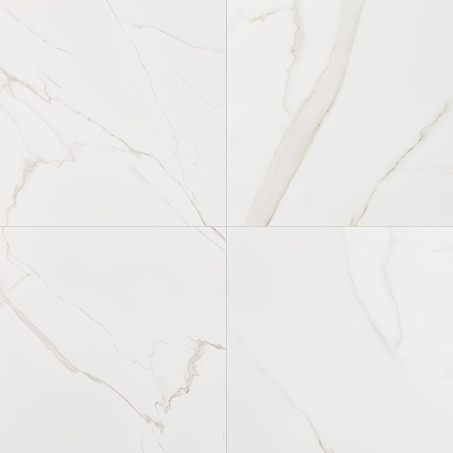 24x24 Kaya Marble-Look Matte Smooth Porcelain Tile
