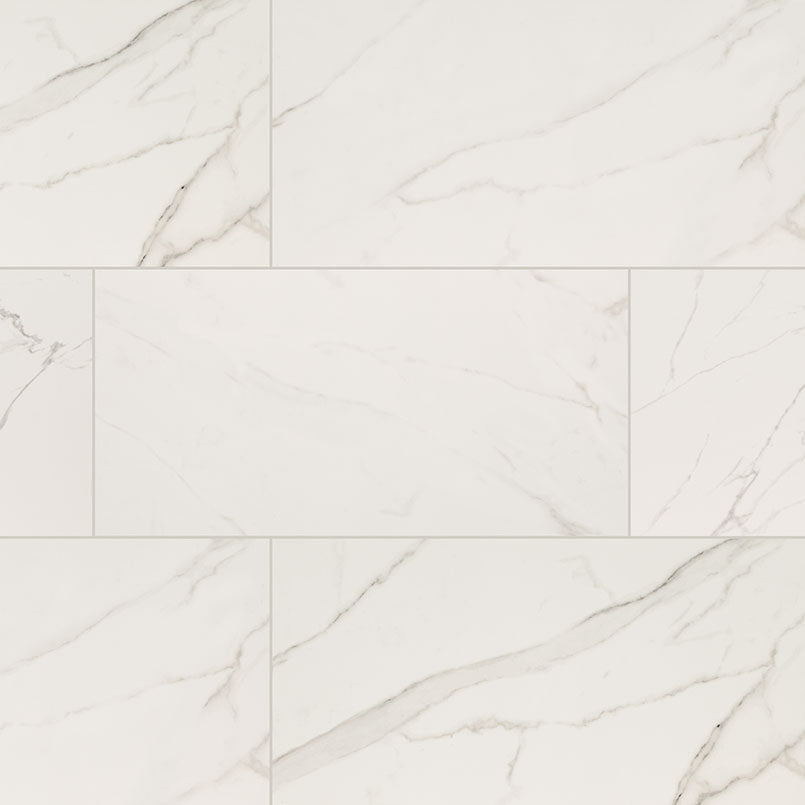 24x48 Kaya Marble-Look Matte Smooth Porcelain Tile