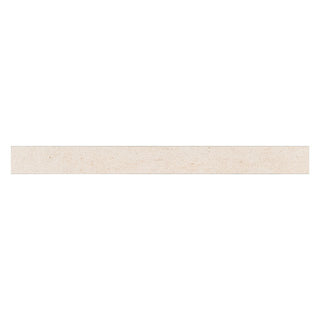 Cream Beige - 2x24 Livingstyle Bullnose Stone-Look Matte Smooth Porcelain Tile