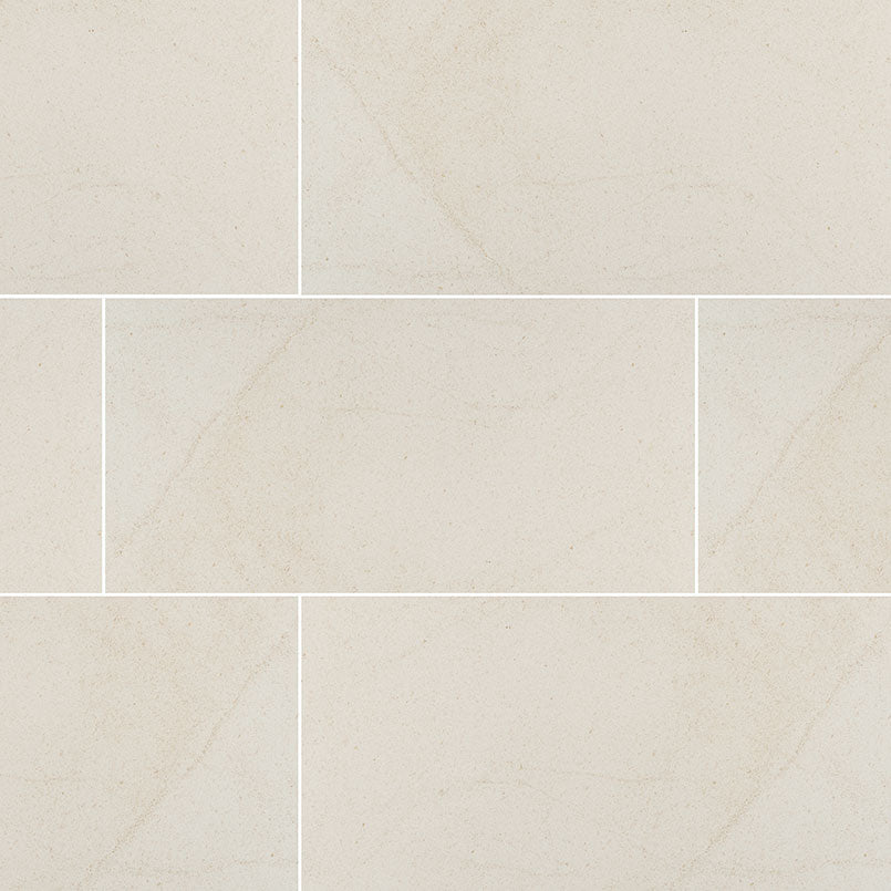 18x36 Livingstyle Stone-Look Matte Textured Porcelain Tile Soft Beige