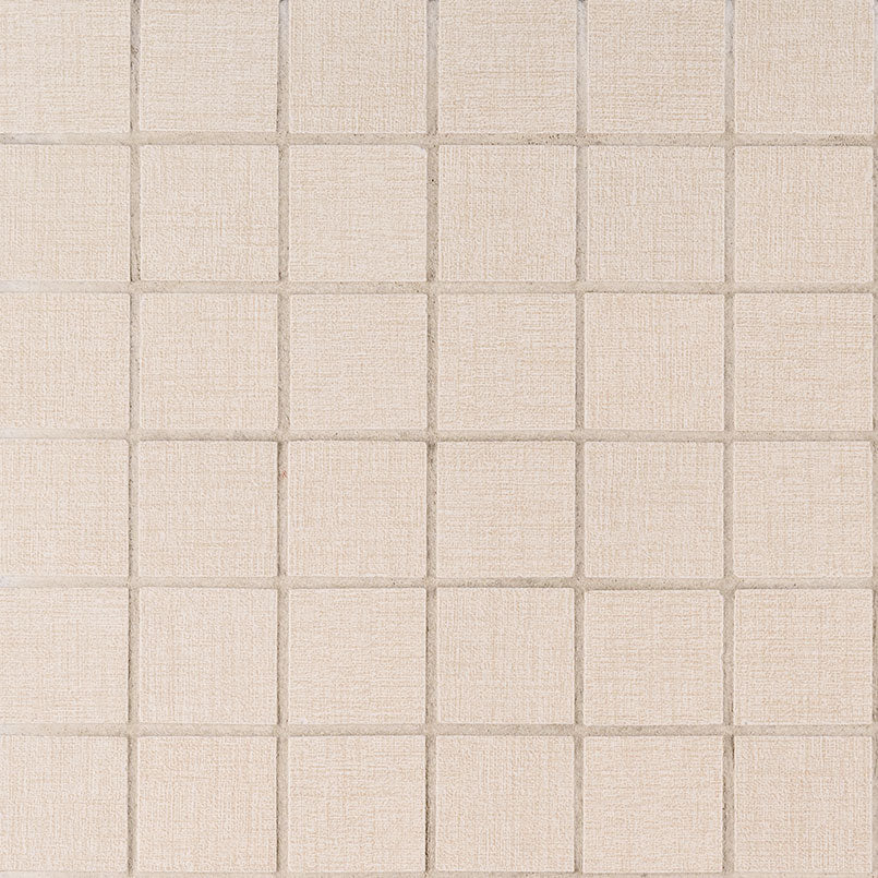 2x2 Loft Mosaic Solid-Color Matte Textured Porcelain Tile